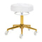 Skammel Gabbiano D054G Hvid-Guld