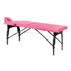 Massagetafel Inklapbaar Beukenhout Balance 2 Zones Roze