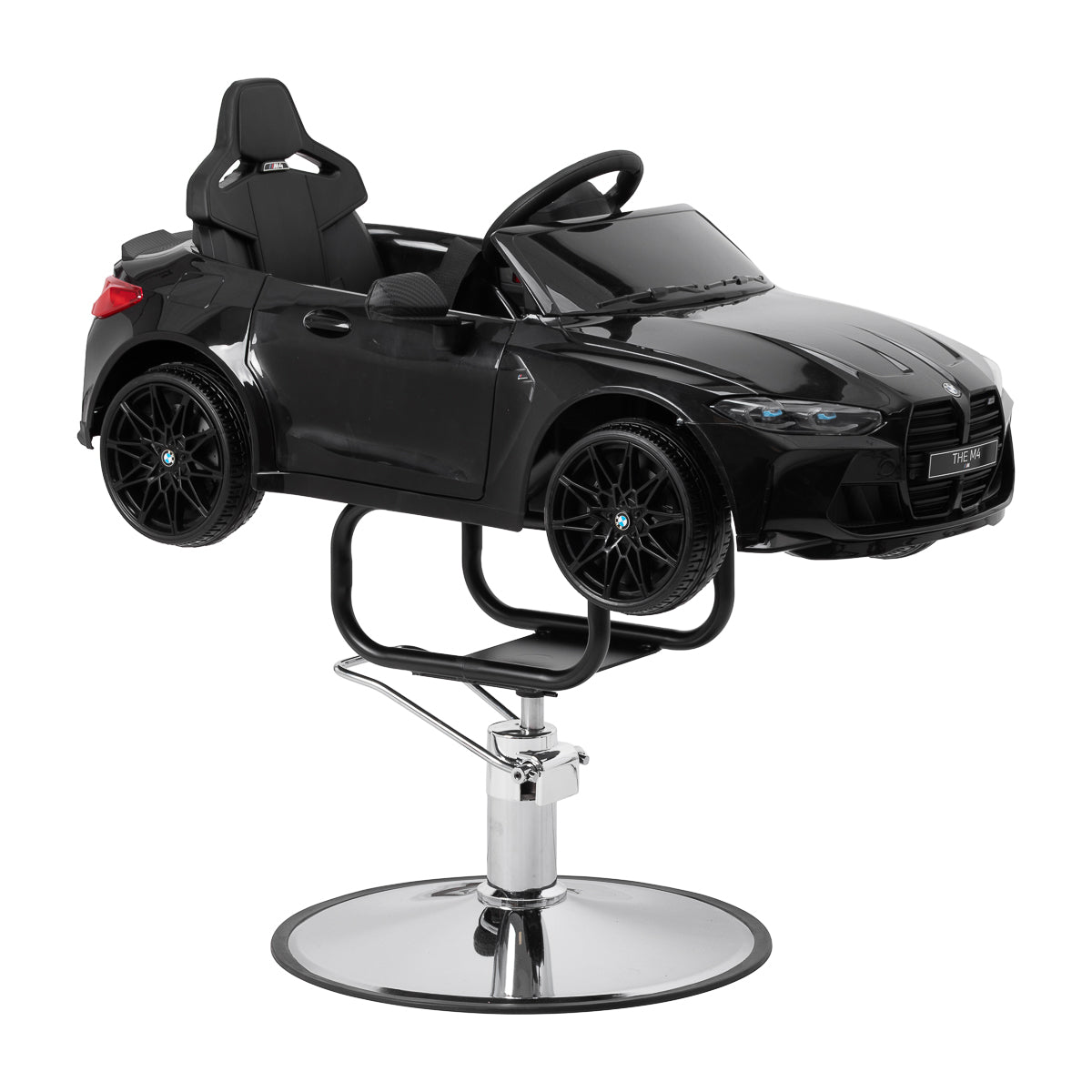 Kinderkappersstoel Auto BMW Zwart