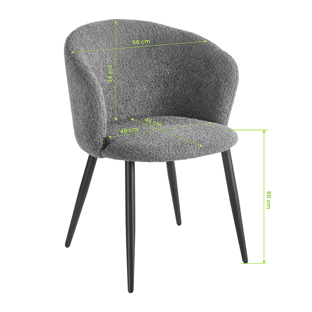Salonstoel 4Rico Verso Grijs - afbeelding 7