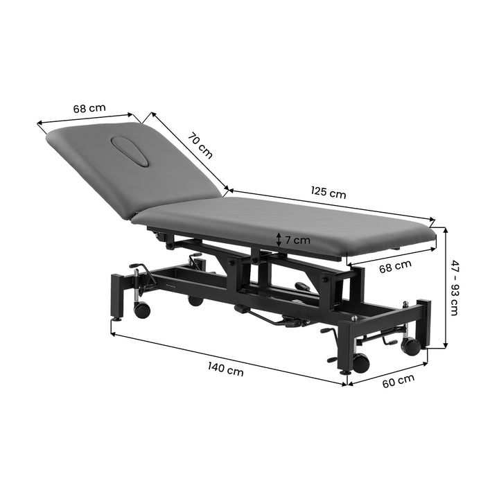 Massagetafel Hydraulisch Balance Solidum 5 Grijs - afbeelding 13