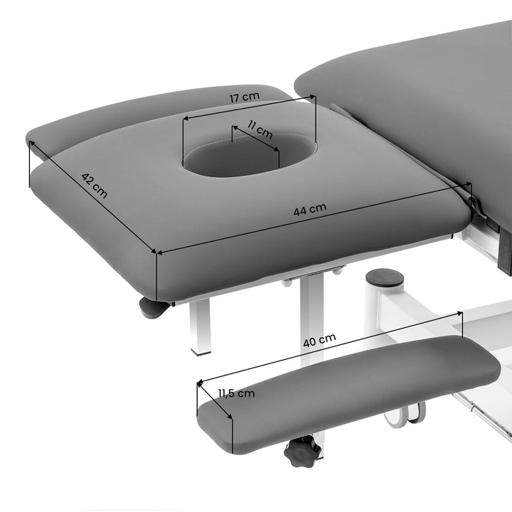 Massagetafel Elektrisch Balance Eso Pro Grijs - afbeelding 16