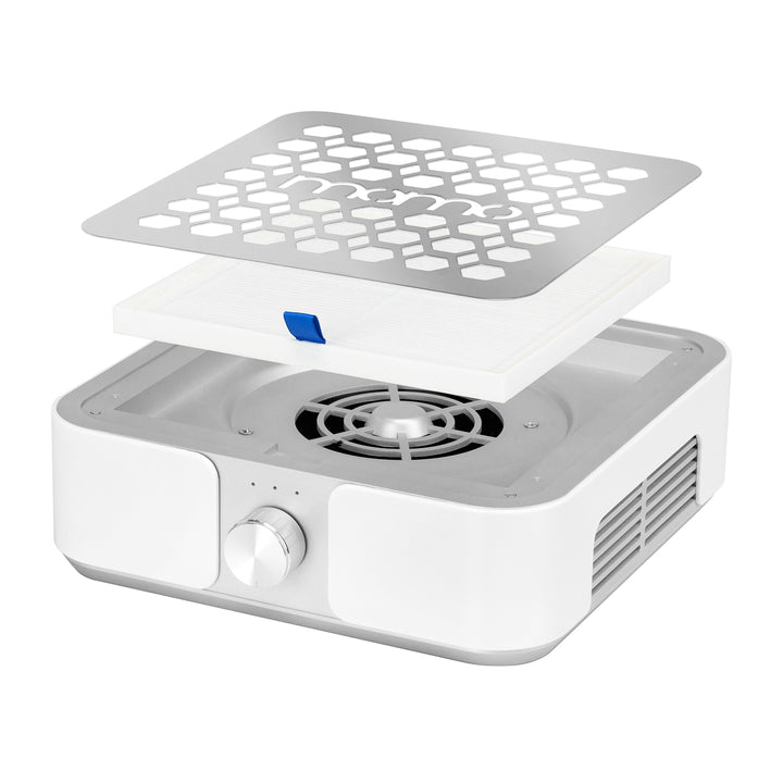 Stofafzuiger voor Nagels Momo P30 60W Wit - afbeelding 2