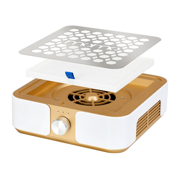 Stofafzuiger voor Nagels Momo P30 60W Goud - afbeelding 2