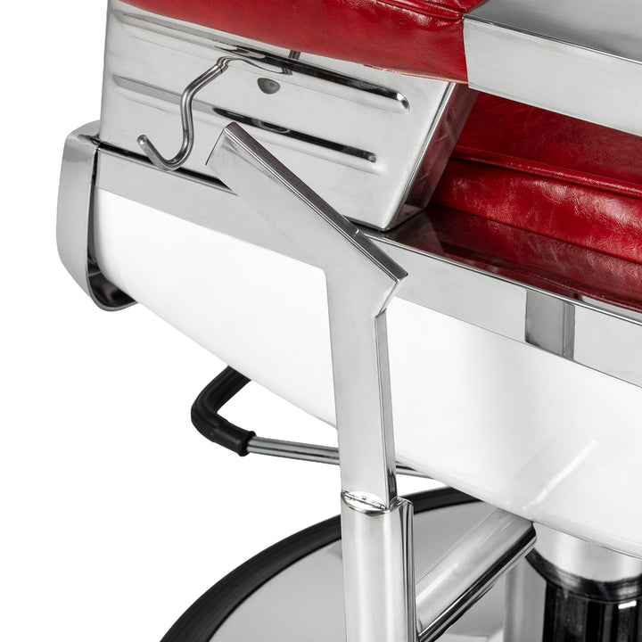 Barberstoel Gabbiano Royal X Rood - afbeelding 8