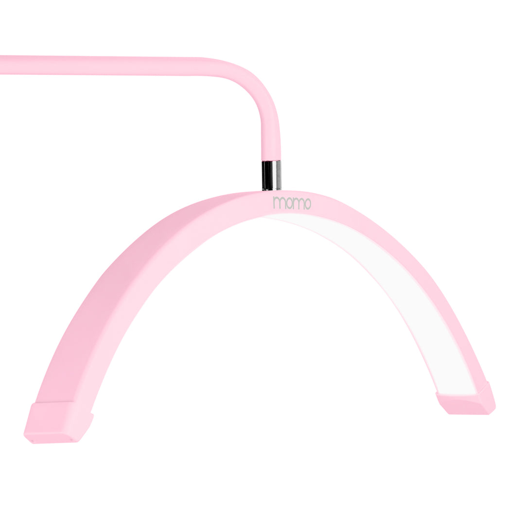 Vippelampe LED med Stativ og Justerbar Farve- og Lysintensitet Momo Moon MX6 Rosa - billede 7