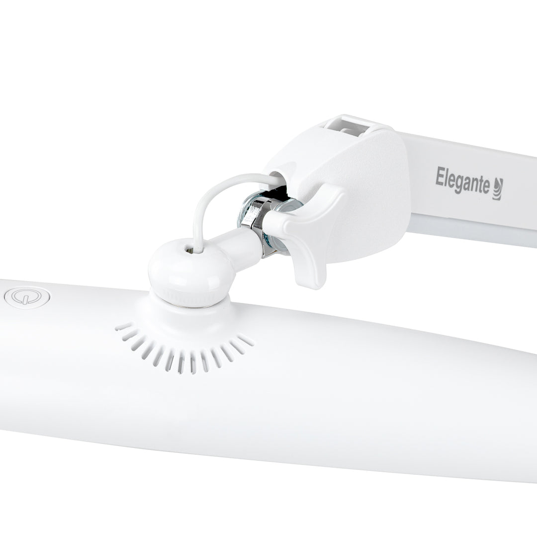 LED Lampe Skønhedssalon med Klemme Elegante Hvid - billede 3