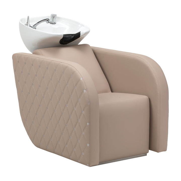 Vaskeenhed Gabbiano Ines med Elektrisk Benstøtte og Massage Beige