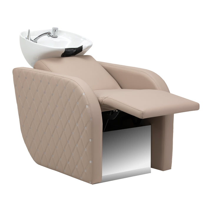 Vaskeenhed Gabbiano Ines med Elektrisk Benstøtte og Massage Beige - billede 3