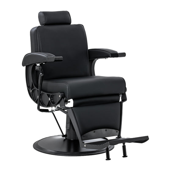Barberstol Gabbiano Continental med Massage Sort