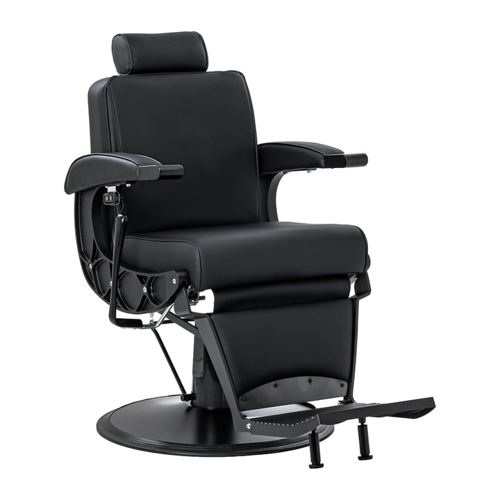 Barberstol Gabbiano Continental med Massage Sort