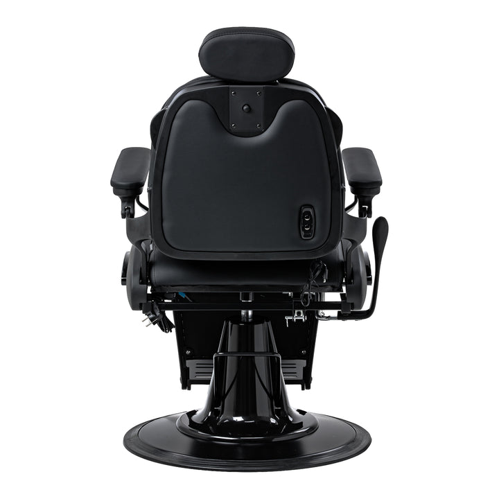 Barberstol Gabbiano Francesco med Massage Sort-Sort - billede 3