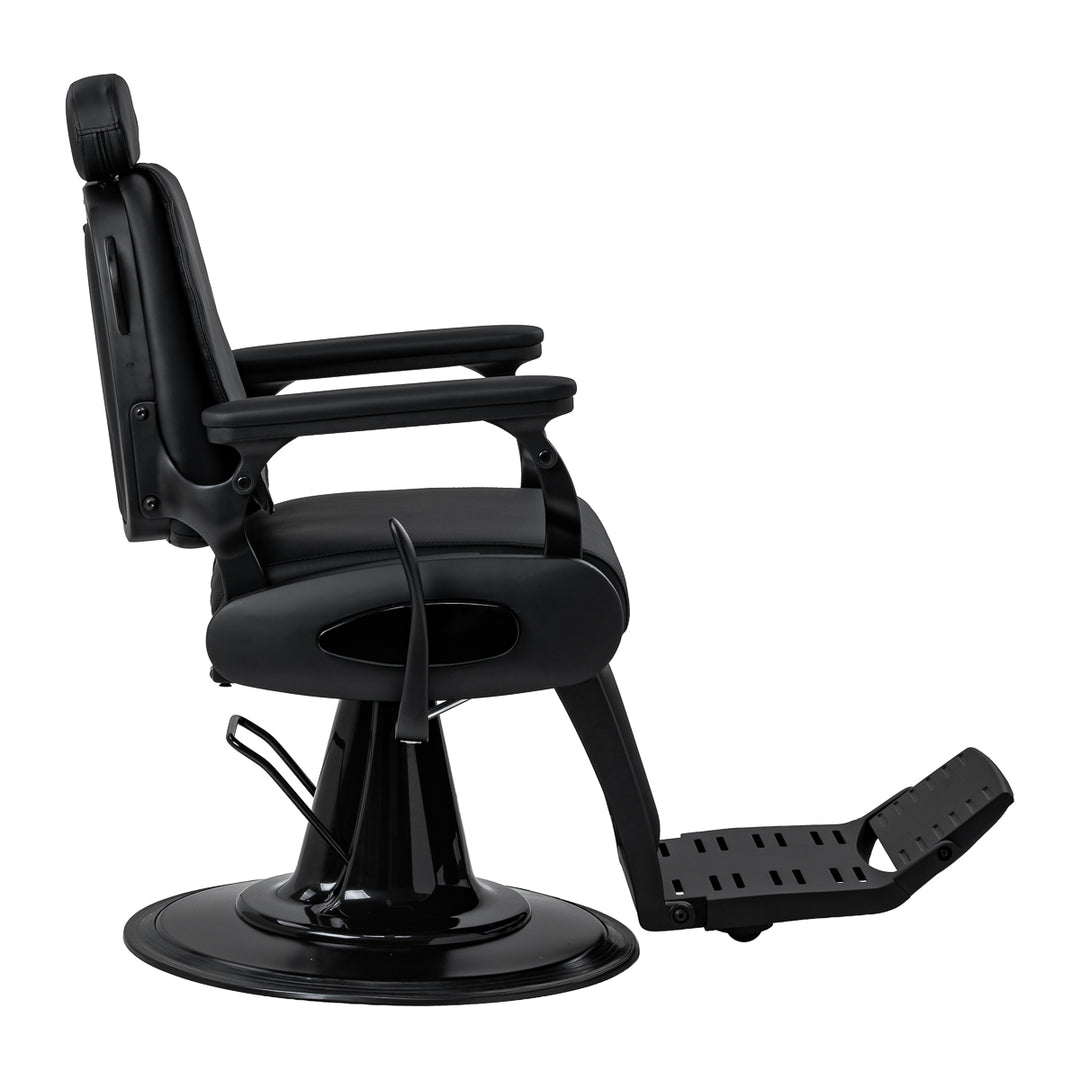 Barberstol Gabbiano Francesco med Massage Sort-Sort - billede 4