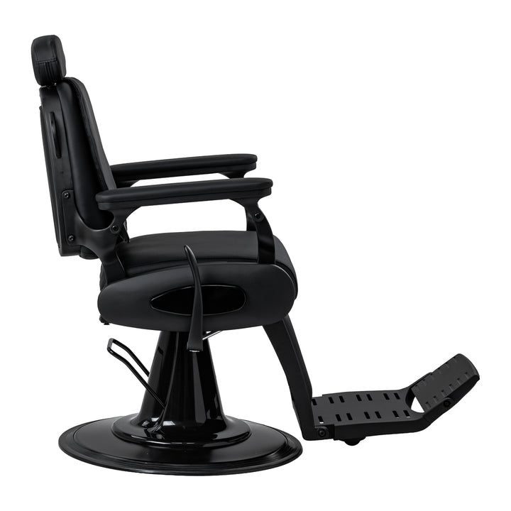 Barberstol Gabbiano Francesco med Massage Sort-Sort - billede 4