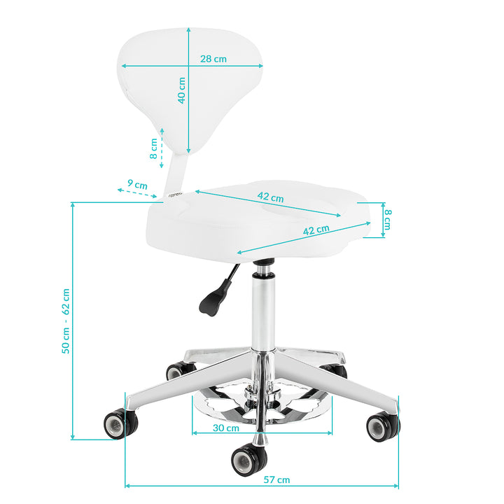 Tabouret Azzurro 156F Bump-Up Sneeuwwit - afbeelding 10