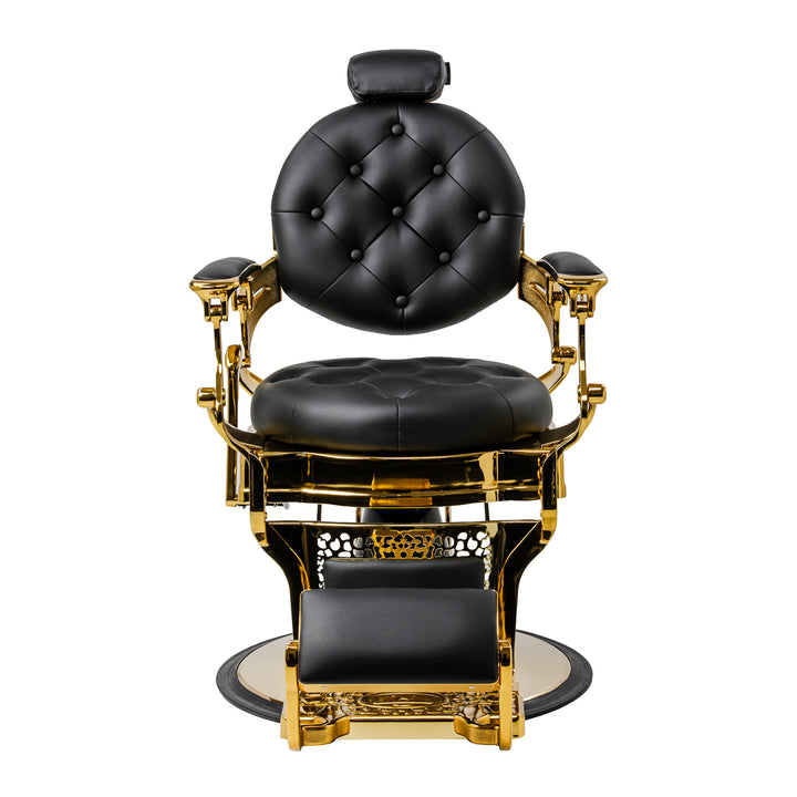 Barberstol Gabbiano Niccolo Sort-Guld - billede 2