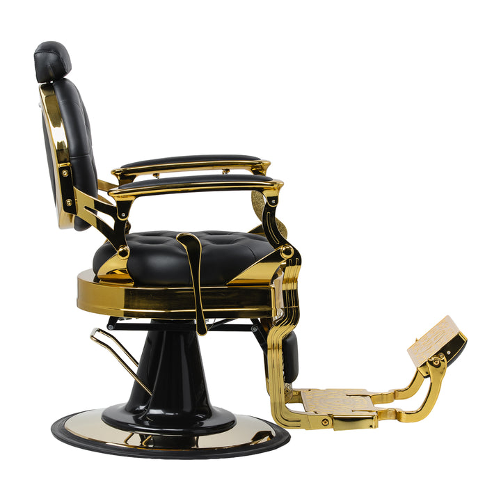 Barberstol Gabbiano Niccolo Sort-Guld - billede 4