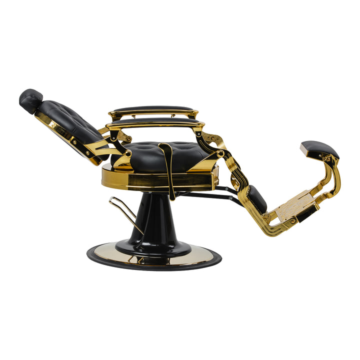 Barberstol Gabbiano Niccolo Sort-Guld - billede 5