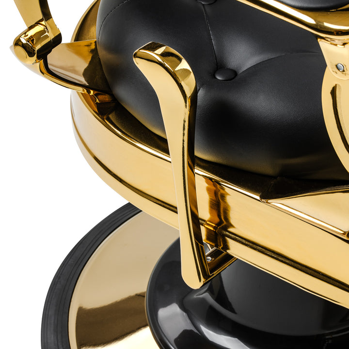 Barberstol Gabbiano Niccolo Sort-Guld - billede 8