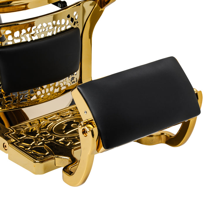 Barberstol Gabbiano Niccolo Sort-Guld - billede 13