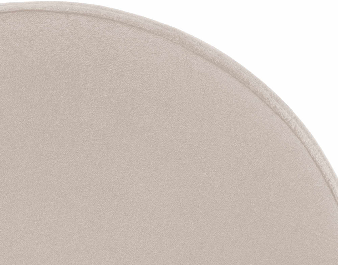Barstol Fløjl Justerbar Drejbar 109 Creme - billede 6