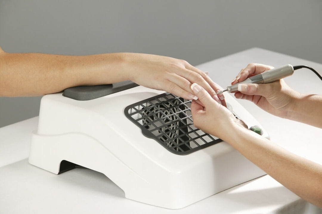 Stofafzuiger voor Nagels Promed Nailfan Wit
