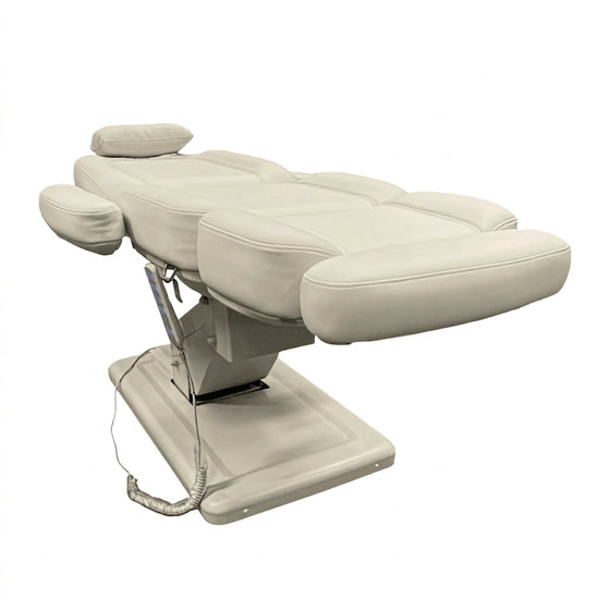 Elektrisk behandlerstol P Clinic Atlantic 4 - Hvid med memory