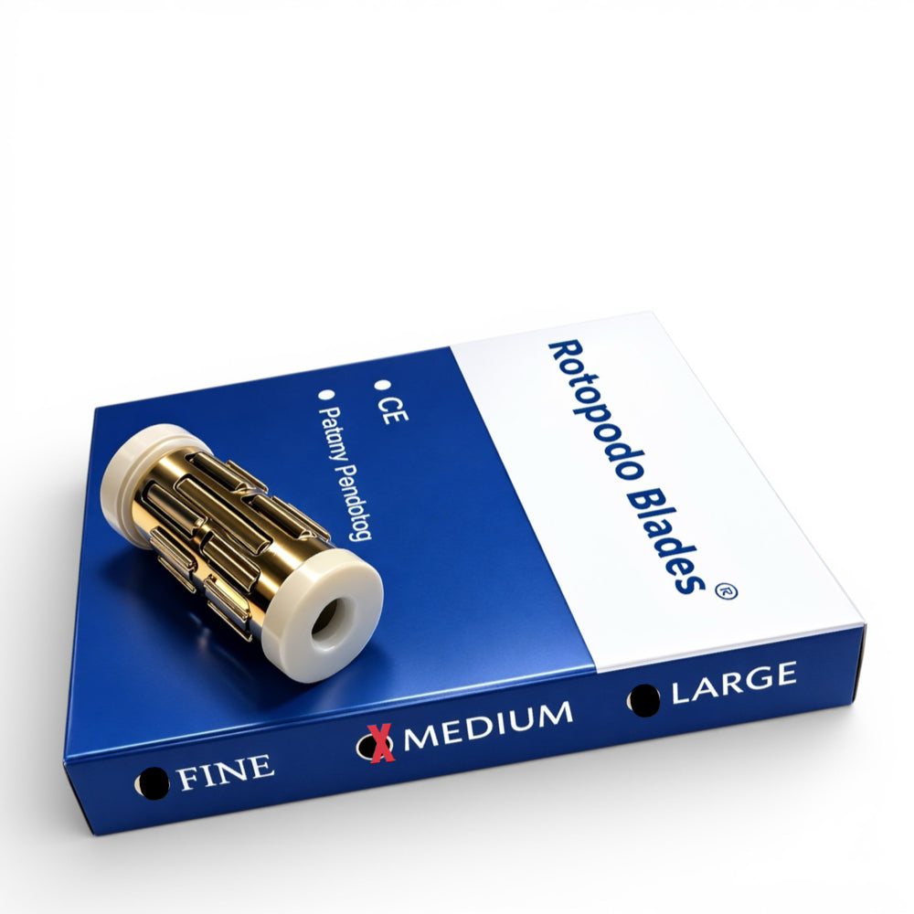 Pedicuremotor Rasp PodoMonium RotoPodo Middel – Set van 10