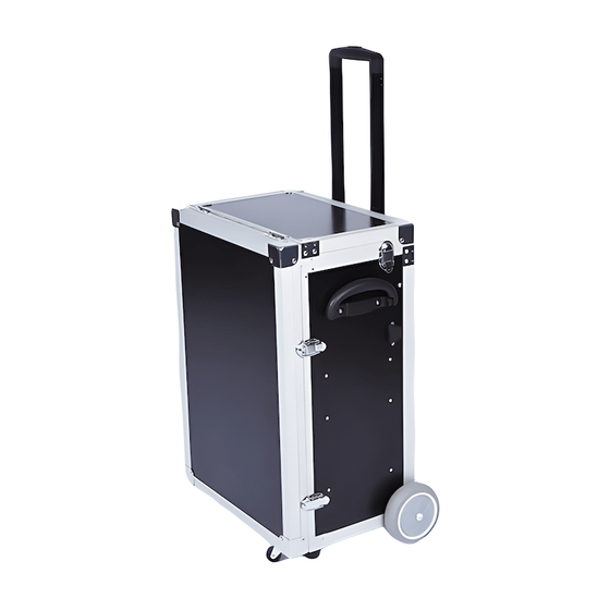 Fodplejekuffert med Trolley PodoMobile Maxi Brush Sort
