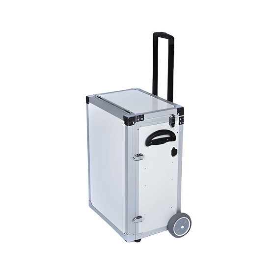 Fodplejekuffert PodoMobile Maxi Pearl White med Trolley