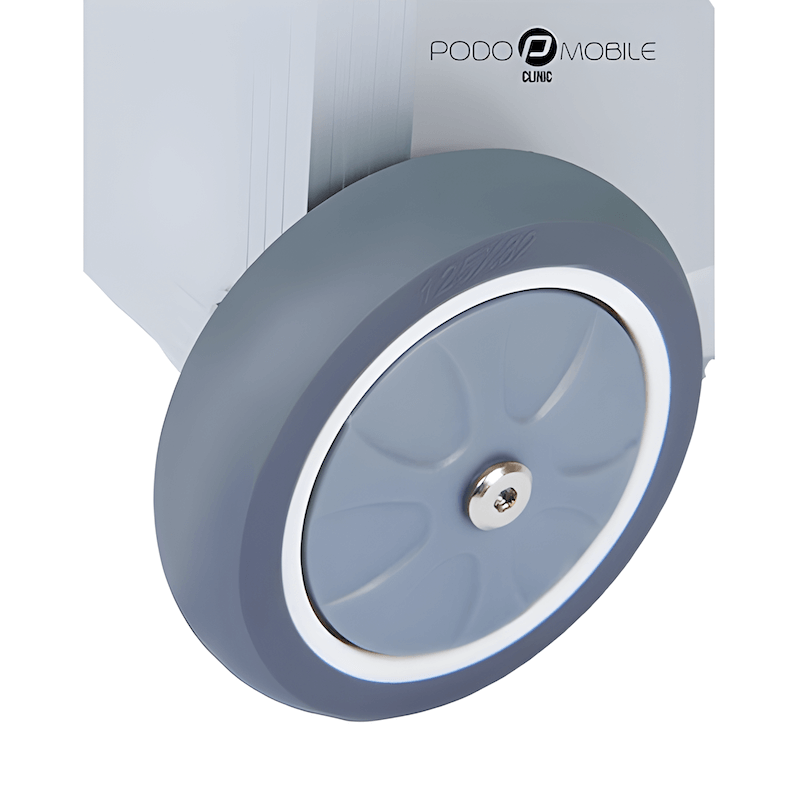Pedicurekoffer met Trolley PodoMobile Maxi Pearl White 3