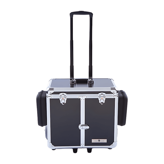 Fodplejekuffert PodoMobile Midi Brush Black med Trolley