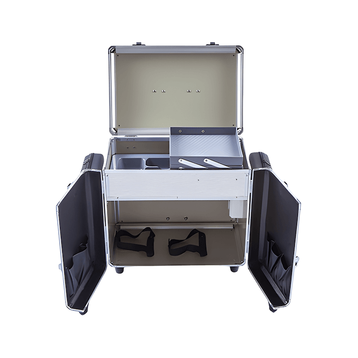 Pedicurekoffer met Trolley PodoMobile Midi Brush Silver 7