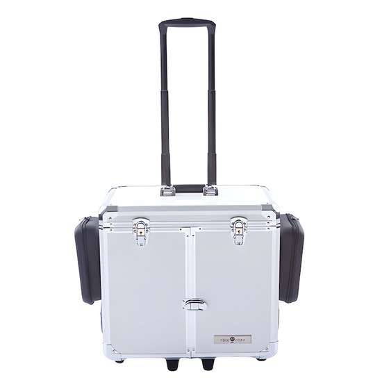Fodplejekuffert PodoMobile Midi Pearl White med Trolley