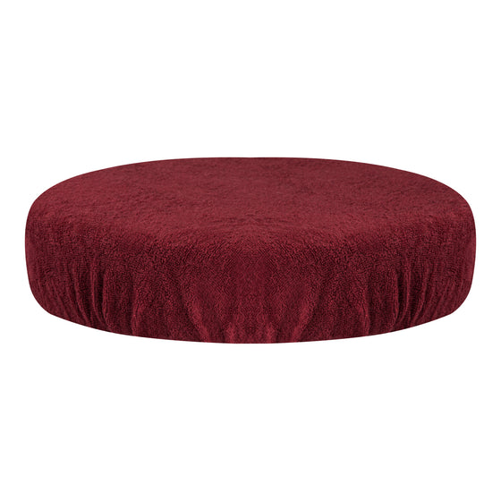 Taburetbetræk Tabouret Terry Bordeauxrød