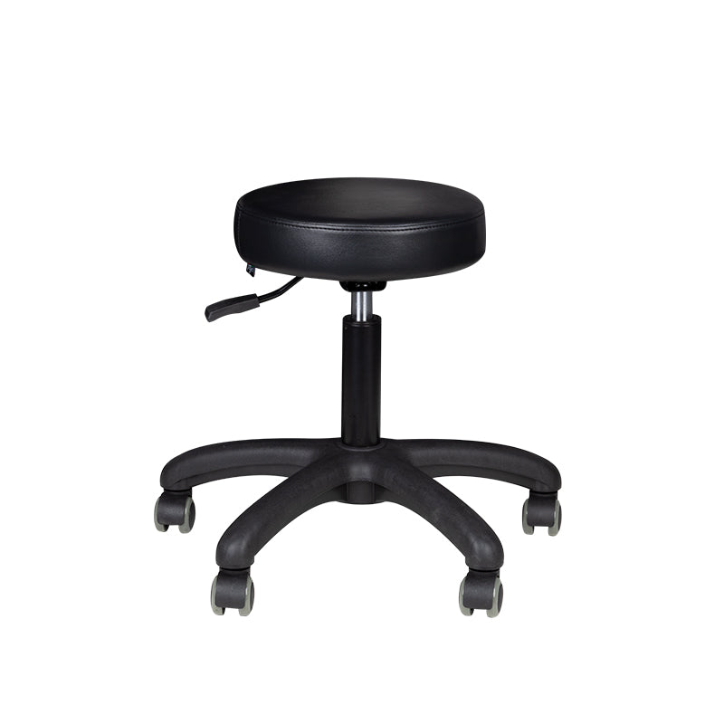Tabouret Verstelbaar Eco Leder AM-303-2 Zwart - afbeelding 2