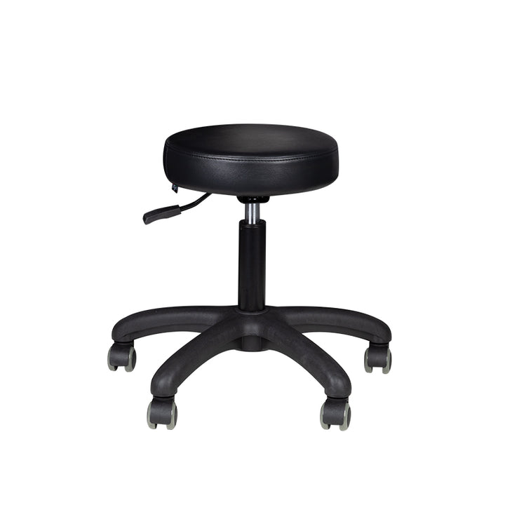 Tabouret Verstelbaar Eco Leder AM-303-2 Zwart - afbeelding 2