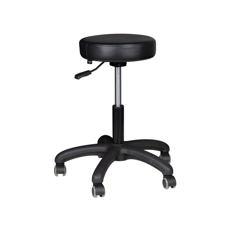 Tabouret Verstelbaar Eco Leder AM-303-2 Zwart - afbeelding 3