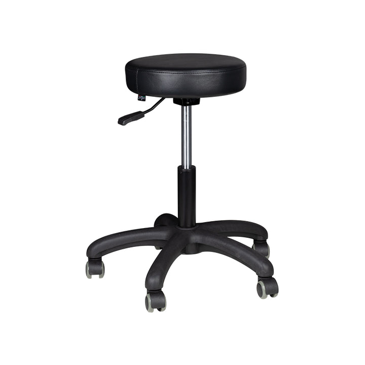 Tabouret Verstelbaar Eco Leder AM-303-2 Zwart - afbeelding 3
