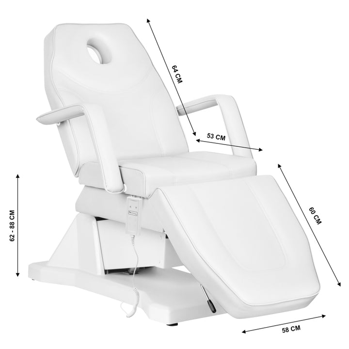 Behandelstoel Elektrisch Soft 1 Motor Wit - afbeelding 7