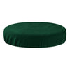 Stoelhoes Tabouret Fluweel Flessengroen