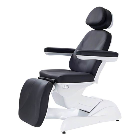 Behandlingsstol Elektrisk P Clinic Neptune Sort